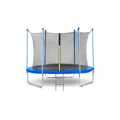 Батут Atlas Sport 312 см (внутренняя сетка и лестница) BLUE