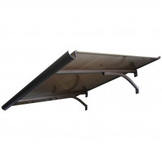 Козырек из поликарбоната Silver Wing 900 х 1600 мм скатный